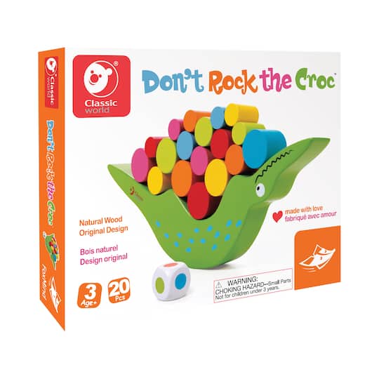 Foxmind Games Don'T Rock The Croc Board Game, One Size, Multiple Colors